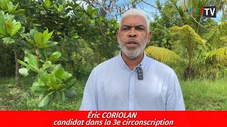 Eric CORIOLAN candidat dans la 3e circonscription [upl. by Castera377]