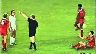 Franco Baresi vs Benfica  Finale Coppa dei Campioni 198990  Commento di Bruno Pizzul [upl. by Nakada]