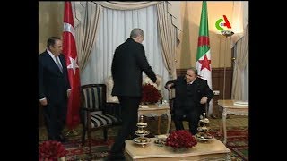 🔴Exclusif Bouteflika reçoit Recep Tayyip Erdogan [upl. by Adnawot]