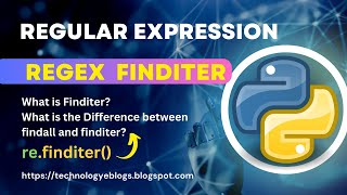 what is finditer and difference between findall and finditer  Regex finditer in Python [upl. by Maximilien]