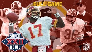 Super Bowl XXII Doug Williams Defeats John Elway  Redskins vs Broncos  NFL Full Game [upl. by Stafani]