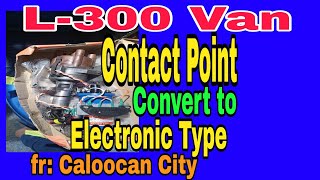 Mitsubishi L300 Van contact Point Convert to Electronic type 3 way Settings [upl. by Benedix]