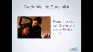 Credentialing Specialist Role amp Responsibilities [upl. by Sisely261]