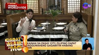 Isang kainan sa Pasay City may ‘Wikang Filipino only’ policy  Dapat Alam Mo [upl. by Oiramrej]