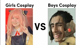 Girls vs Boys Cosplay Metal Gear Rising [upl. by Leahcimauhsoj711]