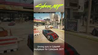 Cyberpunk 2077 Multiplayer Mod  Driving sync in CyberMP shorts cyberpunk cyberpunk2077 games [upl. by Jehial18]