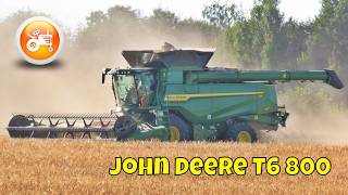 Harvest 2024  NEW John Deere T6 800 combine [upl. by Nesyla]