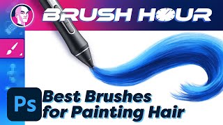 Brush Hour with Kyle T Webster Best Brushes for Painting Hair  Adobe Creative Cloud [upl. by Bilicki800]