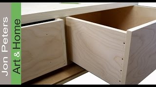 How to Build Plywood Drawers With Screws [upl. by Stinson]