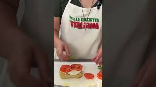 How to Make an Italian Caprese Sandwich [upl. by Noslien864]