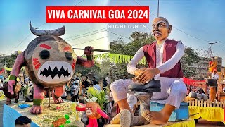 Viva Carnival Goa 2024 Highlights  Goa Carnival 2024  Carnival in Goa  Goa vlog [upl. by Hyacinth370]