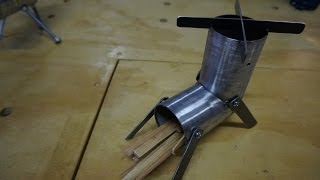 Rocket Stove Experiments  The naked or boot stove design [upl. by Skerl]