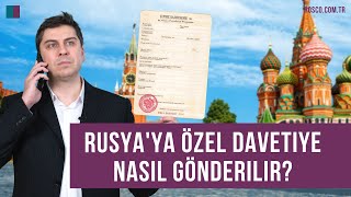 Rusyaya özel davetiye nasıl gönderilir [upl. by Haorbed]