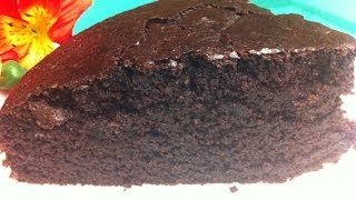 Receta Delicioso Bizcocho Vegano de Chocolate  La Cocinadera [upl. by Nilloc63]