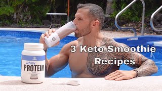 3 Keto Smoothie BlendJet Recipes with Fit2Fat2Fits Drew Manning [upl. by Sheya]