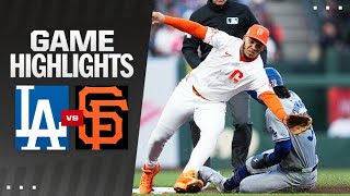 Dodgers vs Giants Game Highlights 51424  MLB Highlights [upl. by Anomahs]