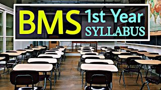 BMS First Year Syllabus Explained in Hindi  BMS Syllabus 2022  BBA Vs BMS  By Sunil Adhikari [upl. by Kire]