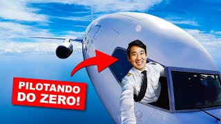 Aprendendo a PILOTAR UM AVIÃO do zero [upl. by Yedorb]