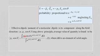 SemVSecII 42 Langevin Debye Formula [upl. by Jamesy]