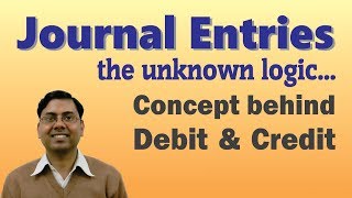 1 Journal Entries Accounting Introduction  Concept Behind Rules of Debit and Credit [upl. by Sherry]