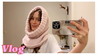 Knitting a balaclava🥰 everyday vlog Mørtein❤️ [upl. by Hgielrac]