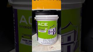 Asian Paints Ace exterior 4 Litre code  8256 Dark grey color mixing ytshorts satisfying [upl. by Parrie]