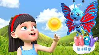 Bella Farfallina 🦋 Canzoncine per bambini in Italiano  HeyKids [upl. by Ginni]