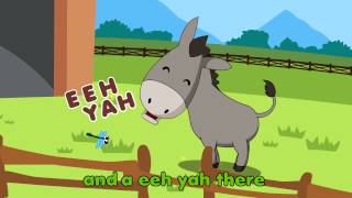 Old MacDonald had a Farm HD  Kids Nursery Songs Donkey Edition [upl. by Dail]