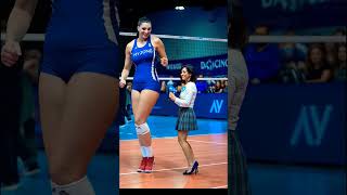 super tall woman boxing cheerleader wrestling volleyball sports dance tallwoman [upl. by Herrmann]