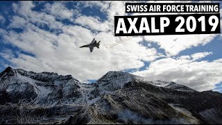 AXALP 2019 Swiss Air Force Training 4k  FA18 Super Puma Cougar [upl. by Chapa]