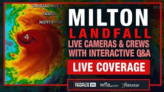 MILTON DAMAGE COVERAGE Hurricane Slams Florida Millions in Power Outage  Live QampA  Camera Feeds [upl. by Horbal]