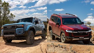 2024 Toyota Land Cruiser Prado vs Land Cruiser 300 [upl. by Oeramed175]