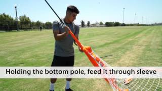 Bownet Soccer Goal 8x24 Set Up Video [upl. by Four147]