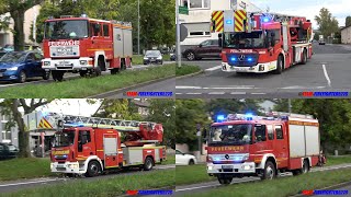 Gebäudebrand mit Menschenleben in Gefahr Alarmübung der Freiwilligen Feuerwehr Dreieich [upl. by Cort265]