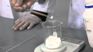 Preparing Sodium Hydroxide Solution Part 1 [upl. by Alrats]