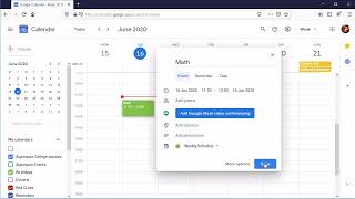 How to create a weekly schedule in Google Calendar [upl. by Dnivra]