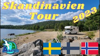 Trailer  SKANDINAVIEN mit dem Wohnmobil  Schweden  Finnland  Norwegen in 4 K [upl. by Nylime]