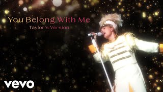 Taylor Swift  You Belong With Me Taylors Version Lyric Video [upl. by Galatia]