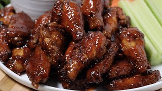 Easy Honey BBQ Chicken Wings Recipe  How To Make The Best BBQ Wings [upl. by Scot]