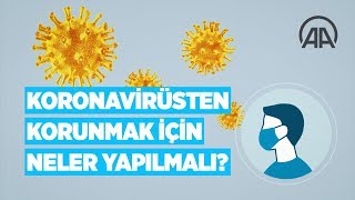 Koronavirüsten korunmak için neler yapılmalı [upl. by Anirtac1]