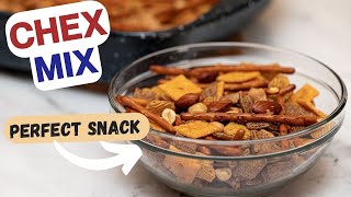 Classic Chex Party Mix Recipe [upl. by Riannon]