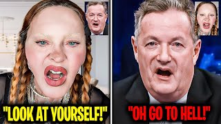 Madonna CONFRONTS Piers Morgan For Calling Her An Old Joke [upl. by Maurits585]