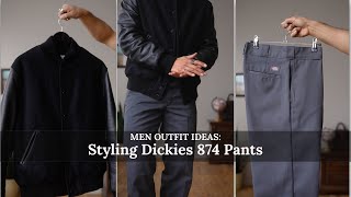 Men’s Outfit Idea Styling Gray Dickies 874 Pants [upl. by Leihcim]