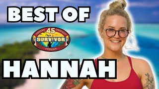 Best of Hannah Rose  Survivor 45 Compilation [upl. by Imailiv]