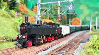 H0 Modelleisenbahn  Bahnbetrieb im April 2021 [upl. by Dupin]