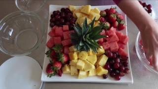 Super Impressive ThrowTogether Fruit Platter For Easy Entertaining [upl. by Eixam520]