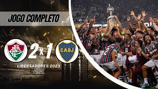 Fluminense x Boca Juniors  FINAL  Copa Libertadores 2023  Jogo Completo [upl. by Ojeillib]