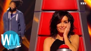 Top10 des MEILLEURS AUDITIONS de The VOICE FRANCE [upl. by Pozzy17]