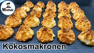 Kokosmakronen Rezept selber machen [upl. by Abrahan852]