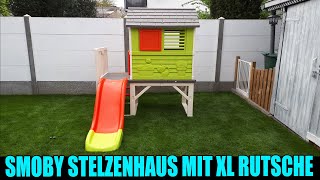 SMOBY STELZENHAUS MIT RUTSCHE Zusammenbau  Vorstellung  dertestmichel [upl. by Cordier]